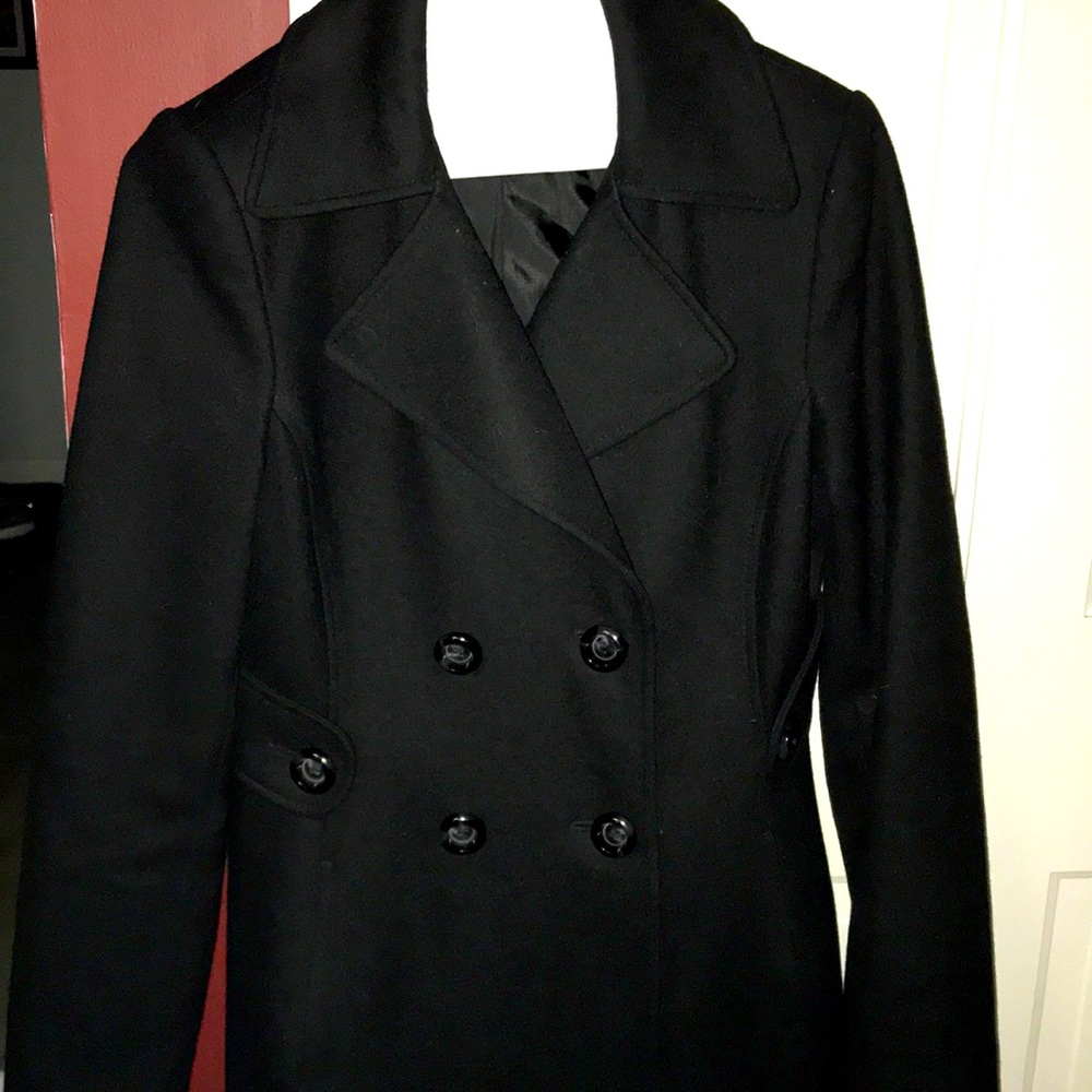 Moda Black Pea coat